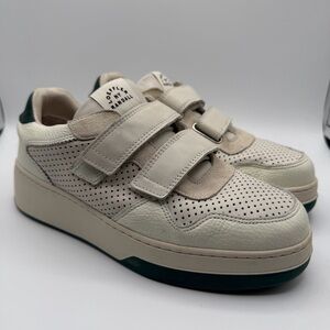 Loeffler Randall Cameron Low Top Sneakers 7.5 retro sporty double strap chunky